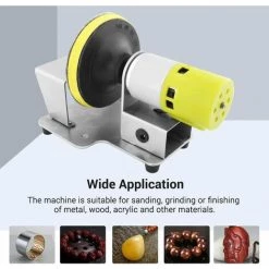 LIFCAUSAL Elektrischer Rotierender Poliertisch-Tellerschleifer Mit 7 Variablen Geschwindigkeiten, 20 Stück 3-Zoll-Schleifscheiben Zum Polieren, Schleifen, Veredeln Von Holz Und Kunststoff -Poliermaschinen & Schleifmaschinen Verkaufsladen 63812908 4