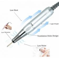 LIFCAUSAL Professionelle Elektrische Nagelbohrmaschine 30000 U / Min E-Datei Elektrische Nagelfeile Schleifer Polierer Kit Maniküre Pediküre Bohrer Für Acrylgelnägel EU-Stecker Weiß -Poliermaschinen & Schleifmaschinen Verkaufsladen 63812912 3