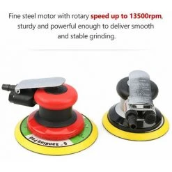 LIFCAUSAL 5 '' Pneumatischer Schleifer Pneumatischer Polierer Air Sander Air Palm Exzenterschleifer Grinder Palm Sander Schleifmaschine Werkzeug 8 LIFCAUSAL 5 '' Pneumatischer Schleifer Pneumatischer Polierer Air Sander Air Palm Exzenterschleifer Grinder Palm Sander Schleifmaschine Werkzeug -Poliermaschinen & Schleifmaschinen Verkaufsladen 63812929 4