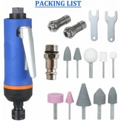 LIFCAUSAL 1/4 Zoll Hochgeschwindigkeits-Luftschleifer 20000 U / Min Mini-Luftschleifer-Kit Pneumatisches Werkzeugset Polierschleifer Poliermaschine Graviermühle Luftmühle -Poliermaschinen & Schleifmaschinen Verkaufsladen 63813048 3