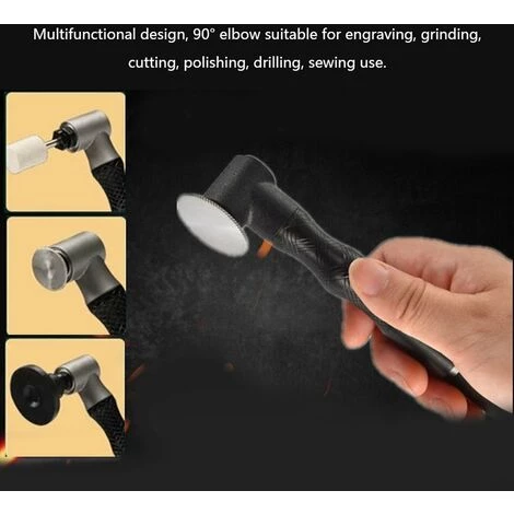 LIFCAUSAL 90°-Winkel-Kompakt-Mühle Multifunktions-Elektro-Schleifmaschine Mehrzweck-Poliergerät Mit 3-mm-Spannzange 3 LIFCAUSAL 90°-Winkel-Kompakt-Mühle Multifunktions-Elektro-Schleifmaschine Mehrzweck-Poliergerät Mit 3-mm-Spannzange – Bild 3