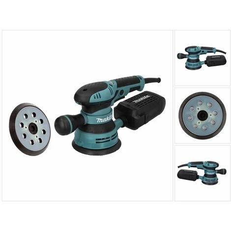 Makita BO 5041 Exzenterschleifer / Schleifmaschine 300 W 125 Mm + Schleifteller 1 Makita BO 5041 Exzenterschleifer / Schleifmaschine 300 W 125 Mm + Schleifteller