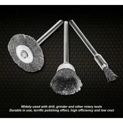 MINKUROW 24 Stück Drahtbohrbürsten, Stahl-Messing-Rad Und Topfdraht-Polierbürsten-Komplettset, Rotationsschleifer-Werkzeuge Zum Entfernen Von Rost/Korrosion/Farbe 7 MINKUROW 24 Stück Drahtbohrbürsten, Stahl-Messing-Rad Und Topfdraht-Polierbürsten-Komplettset, Rotationsschleifer-Werkzeuge Zum Entfernen Von Rost/Korrosion/Farbe -Poliermaschinen & Schleifmaschinen Verkaufsladen 64527865 3