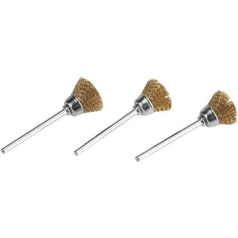 MINKUROW 24 Stück Drahtbohrbürsten, Stahl-Messing-Rad Und Topfdraht-Polierbürsten-Komplettset, Rotationsschleifer-Werkzeuge Zum Entfernen Von Rost/Korrosion/Farbe 5 MINKUROW 24 Stück Drahtbohrbürsten, Stahl-Messing-Rad Und Topfdraht-Polierbürsten-Komplettset, Rotationsschleifer-Werkzeuge Zum Entfernen Von Rost/Korrosion/Farbe – Bild 5