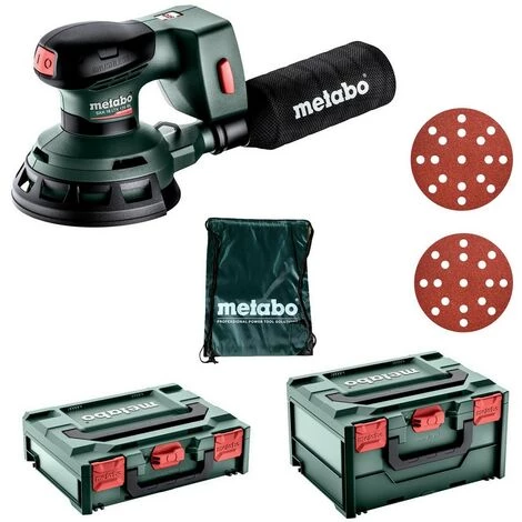 METABOWERKE GMBH Metabo Akku Exzenterschleifer SXA 18 LTX 125BL 600146840+K80+K120+Metabox+Beutel 1 METABOWERKE GMBH Metabo Akku Exzenterschleifer SXA 18 LTX 125BL 600146840+K80+K120+Metabox+Beutel