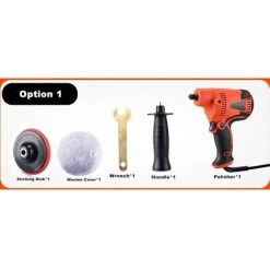 FUIENKO 220V 1600W Elektrische Polierer 3500rpm 6 Geschwindigkeiten Auto Polieren Maschine Auto Polierer Pflege Boden Schleifen Wachsen Werkzeuge Wachsen Beschichtung,Frankreich,Option 1