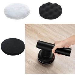 FUIENKO Wireless Polierer Tragbare Auto Elektrische Polieren Maschine Einstellbare Geschwindigkeit Auto Wachsen Werkzeuge 3800 Rpm Waxer,Black -Poliermaschinen & Schleifmaschinen Verkaufsladen 65204338 4