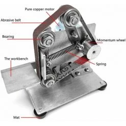 THSINDE Bandschleifer 15 Mm/25 Mm Multifunktionaler Schleifer Mini Elektrischer Bandschleifer DIY Polierschleifmaschine Kantenschneider Schärfer, Typ 1 - Typ 1 -Poliermaschinen & Schleifmaschinen Verkaufsladen 65393461 4