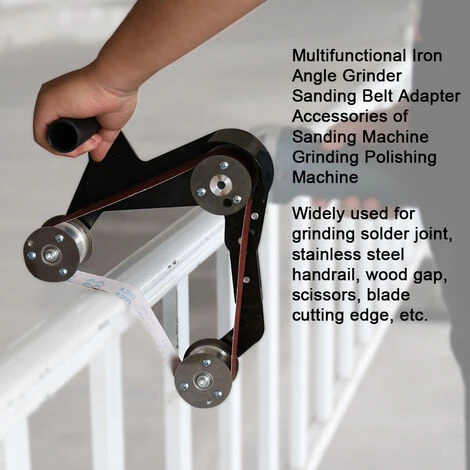 SUPERSELLER Multifunktionaler Winkelschleifer-Bandschleiferkopf Bandschleiferkopf Schleifpapierschleifer-Schleifmaschine-Poliermaschine-Zubehör Winkelschleifer-Bandschleifer Mit 5 Schleifbändern M14-Anschluss Passend Für 115 Typ 125 Typ Schleifmaschinen 2 SUPERSELLER Multifunktionaler Winkelschleifer-Bandschleiferkopf Bandschleiferkopf Schleifpapierschleifer-Schleifmaschine-Poliermaschine-Zubehör Winkelschleifer-Bandschleifer Mit 5 Schleifbändern M14-Anschluss Passend Für 115 Typ 125 Typ Schleifmaschinen – Bild 2