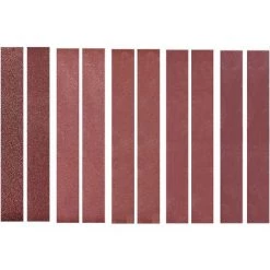 SUPERSELLER 10 Schleifbänder 30*300mm (120 /240/400/800/1000 Mesh, Je 2 Stück)