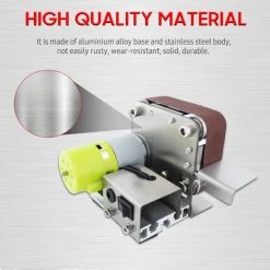 SUPERSELLER Mini 330 Bandschleifmaschine, Schleif- Und Poliermaschine, Motor Aus Reinem Kupfer, Leiser Betrieb, Geeignet Zum Schleifen Von Holz, Acryl, Metall, Usw. Mit 7-stufig Regelbarer Stromversorgung + 10 Schleifbänder + 5 Sechskantschlüssel, Europäischer Standard 8 SUPERSELLER Mini 330 Bandschleifmaschine, Schleif- Und Poliermaschine, Motor Aus Reinem Kupfer, Leiser Betrieb, Geeignet Zum Schleifen Von Holz, Acryl, Metall, Usw. Mit 7-stufig Regelbarer Stromversorgung + 10 Schleifbänder + 5 Sechskantschlüssel, Europäischer Standard -Poliermaschinen & Schleifmaschinen Verkaufsladen 65492086 4