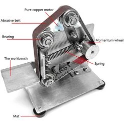 SUPERSELLER Mini Mini-Bandschleifer DIY Poliermaschine Holzbearbeitung Schleifmaschine Winkelschleifmesser Offene Kante Maschine Home Desktop 25mm Schleifband Modell + Sieben Geschwindigkeitsregelung Stromversorgung Europäische Regelung 220V 9 SUPERSELLER Mini Mini-Bandschleifer DIY Poliermaschine Holzbearbeitung Schleifmaschine Winkelschleifmesser Offene Kante Maschine Home Desktop 25mm Schleifband Modell + Sieben Geschwindigkeitsregelung Stromversorgung Europäische Regelung 220V -Poliermaschinen & Schleifmaschinen Verkaufsladen 65493551 5