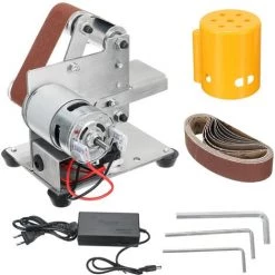 INSMA 30mm Elektrischer Bandschleifer Multifunktionsschleifer DIY Polierschleifmaschin