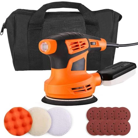 GIZCAM Exzenterschleifer / Schleifmaschine 280 W 125 Mm 2 GIZCAM Exzenterschleifer / Schleifmaschine 280 W 125 Mm – Bild 2