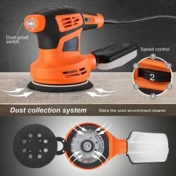 GIZCAM Exzenterschleifer / Schleifmaschine 280 W 125 Mm 7 GIZCAM Exzenterschleifer / Schleifmaschine 280 W 125 Mm -Poliermaschinen & Schleifmaschinen Verkaufsladen 65920036 3