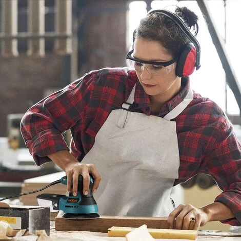 GIZCAM Exzenterschleifer, 3,0-A-5-Zoll-Exzenterschleifer Mit 12 Schleifpapieren PRS01AS – Blau 5 GIZCAM Exzenterschleifer, 3,0-A-5-Zoll-Exzenterschleifer Mit 12 Schleifpapieren PRS01AS – Blau – Bild 5