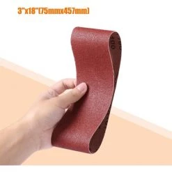 PEDY 10 Stück Schleifband 75 Mm X 457 Mm Variable Körnung 40 G 60 G 80 G 100 G 120 G (jeweils 2 In) Aluminiumoxid, Nahtlose Verbindung, Für Black + Decker Bandschleifer, Holz- Und Metallschleifen -Poliermaschinen & Schleifmaschinen Verkaufsladen 66991601 4