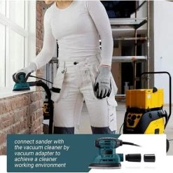 PEDY Deltaschleifer Mit Schleifpapier, 130W 12000 OPM Multischleifer Staubsammelsystem Und Staubbox, Blau 9 PEDY Deltaschleifer Mit Schleifpapier, 130W 12000 OPM Multischleifer Staubsammelsystem Und Staubbox, Blau -Poliermaschinen & Schleifmaschinen Verkaufsladen 66991652 5