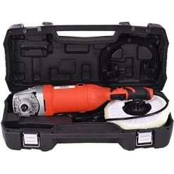 RELAX4LIFE Poliermaschine Mit 6 Stufen Variabler Geschwindigkeit, 1000 – 3000 U/min, Poliergeraet Set Mit Zubehoer, Ideal Zum Polieren Von Auto, Boeden, Sofas, Schraenken, 1500 W, 230 V / 50 Hz