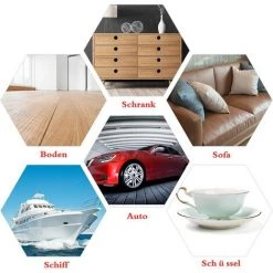 RELAX4LIFE Poliermaschine Mit 6 Stufen Variabler Geschwindigkeit, 1000 – 3000 U/min, Poliergeraet Set Mit Zubehoer, Ideal Zum Polieren Von Auto, Schiffen, Boeden, 1500 W, 230 V/ 50 Hz,schwarz + Orange -Poliermaschinen & Schleifmaschinen Verkaufsladen 67186903 3