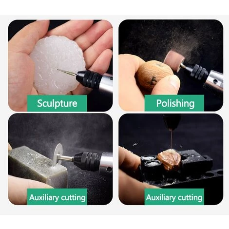 LIFCAUSAL Elektrische Mini-Schleifmaschine Mit Großer Leistung, Wiederaufladbare Schleifmaschine, Tragbar, Gravur, Schneiden, Polieren, Bohrwerkzeug 2 LIFCAUSAL Elektrische Mini-Schleifmaschine Mit Großer Leistung, Wiederaufladbare Schleifmaschine, Tragbar, Gravur, Schneiden, Polieren, Bohrwerkzeug – Bild 2