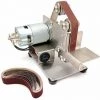 LIFCAUSAL Multifunktionaler Schleifer Mini Elektrischer Bandschleifer DIY Polierschleifmaschine Cutter Kantenschärfer