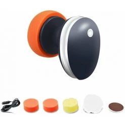 LIFCAUSAL 12000r/min 12V 0-120W Handheld Portable Auto Elektro Polierer Poliermaschine Auto Kratzer Reparatur Schleifmaschine Haushalt Auto Kratzer Reparatur Kit (Dunkelblau)