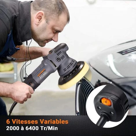 GIZCAM Polierer, Autopolierer, 750W Poliermaschine 2 GIZCAM Polierer, Autopolierer, 750W Poliermaschine – Bild 2