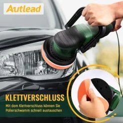 GIZCAM Exzenter Poliermaschine, 21mm-1050W Polierer Mit 6 Variable Geschwindigkeit(1400-4800RPM), Zum Poieren Von Autos, Schiff Und Möbeln - EPM01 -Poliermaschinen & Schleifmaschinen Verkaufsladen 67676548 5