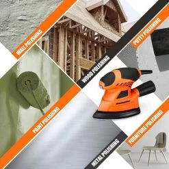 GIZCAM 12000 OPM Elektrischer Schleifer Mit 20 Schleifpapieren, Staubsauger-Verbindungsrohr, Anwendung In Mehreren Situationen, – PMS04A -Poliermaschinen & Schleifmaschinen Verkaufsladen 67676894 4