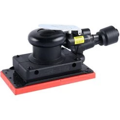 HAPPYSHOPPING Mini-Exzenter-Luftschleifer, Pneumatischer Schleifer, Luftbetriebener Handpolierer Mit Hoher Geschwindigkeit Für Die Entfernung Von Rost Auf Metalloberflächen Von Autokarosserien, 90*175 Quadratische Selbstansaugende Poliermaschine