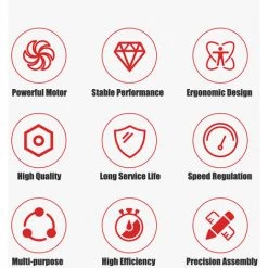 HAPPYSHOPPING Mini-Exzenter-Luftschleifer, Pneumatischer Schleifer, Luftbetriebener Handpolierer Mit Hoher Geschwindigkeit Für Die Entfernung Von Rost Auf Metalloberflächen Von Autokarosserien, 90*175 Quadratische Selbstansaugende Poliermaschine -Poliermaschinen & Schleifmaschinen Verkaufsladen 67709082 4