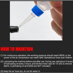 HAPPYSHOPPING Mini-Exzenter-Luftschleifer, Pneumatischer Schleifer, Luftbetriebener Handpolierer Mit Hoher Geschwindigkeit Für Die Entfernung Von Rost Auf Metalloberflächen Von Autokarosserien, 90*175 Quadratische Selbstansaugende Poliermaschine -Poliermaschinen & Schleifmaschinen Verkaufsladen 67709082 5