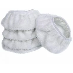 BF Polierabdeckungen 10 Polierte Lederhandtuchabdeckungen Vliesabdeckungen Stoffabdeckungen Autowachswerkzeuge Wachsmaschinen-Polierabdeckungen 5-6 Zoll Weiß