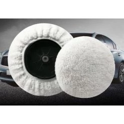 BF Polierabdeckungen 10 Polierte Lederhandtuchabdeckungen Vliesabdeckungen Stoffabdeckungen Autowachswerkzeuge Wachsmaschinen-Polierabdeckungen 5-6 Zoll Weiß -Poliermaschinen & Schleifmaschinen Verkaufsladen 68055778 4