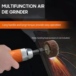 LIFCAUSAL Air Die Grinder 1/4 Zoll Pneumatisches Drehwerkzeug Stufenlose Geschwindigkeit Handgeführter Druckluftschleifer Polierer Schleifen Schleifen Gravur Polierwerkzeug Mit Schraubenschlüssel Für Autoform Metall Holz (Mehrfarbig) -Poliermaschinen & Schleifmaschinen Verkaufsladen 68339939 3
