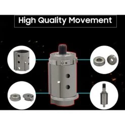 LIFCAUSAL Air Die Grinder 1/4 Zoll Pneumatisches Drehwerkzeug Stufenlose Geschwindigkeit Handgeführter Druckluftschleifer Polierer Schleifen Schleifen Gravur Polierwerkzeug Mit Schraubenschlüssel Für Autoform Metall Holz (Mehrfarbig) -Poliermaschinen & Schleifmaschinen Verkaufsladen 68339939 5