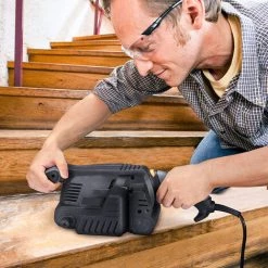 HAPPYSHOPPING 600W Elektrische Bandschleifmaschine Für Holz Variable Geschwindigkeit Power Sander Holzbearbeitung Poliermaschine Mit 12 PCS Schleifbänder, Dust Collection Box, 2 Staubsauger-Adapter, Verstellbare Schraubklemme 9 HAPPYSHOPPING 600W Elektrische Bandschleifmaschine Für Holz Variable Geschwindigkeit Power Sander Holzbearbeitung Poliermaschine Mit 12 PCS Schleifbänder, Dust Collection Box, 2 Staubsauger-Adapter, Verstellbare Schraubklemme -Poliermaschinen & Schleifmaschinen Verkaufsladen 68612641 5