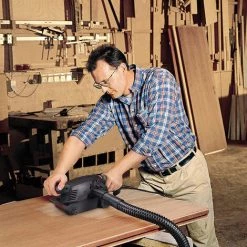 HAPPYSHOPPING 600W Elektrische Bandschleifmaschine Für Holz Variable Geschwindigkeit Power Sander Holzbearbeitung Poliermaschine Mit Dust Collection Box, 2 Staubsauger-Adapter, Verstellbare Schraubklemme -Poliermaschinen & Schleifmaschinen Verkaufsladen 68613288 3