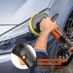 FEMOR 1200W Polierer 1500–3500 U/min 6 Variable Geschwindigkeit 180 Mm Wechselplatte D-Griff Geeignet Zum Polieren Von Autos, Booten, Möbeln -Poliermaschinen & Schleifmaschinen Verkaufsladen 68686568 3