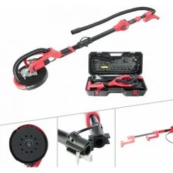 AREBOS Langhalsschleifer Deckenschleifer Wandschleifer Trockenbauschleifer 710W 225mm - Rot -Poliermaschinen & Schleifmaschinen Verkaufsladen 6871000 3