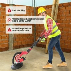 AREBOS Langhalsschleifer Deckenschleifer Wandschleifer Trockenbauschleifer 710W -Poliermaschinen & Schleifmaschinen Verkaufsladen 6871010 4