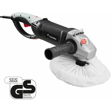 TECTAKE Poliermaschine 1500W - Poliergerät, Polierer, Polierset - 6-tlg. - Schwarz 2 TECTAKE Poliermaschine 1500W - Poliergerät, Polierer, Polierset - 6-tlg. - Schwarz – Bild 2