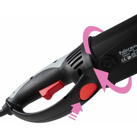 TECTAKE Poliermaschine 1500W - Poliergerät, Polierer, Polierset - 6-tlg. - Schwarz 3 TECTAKE Poliermaschine 1500W - Poliergerät, Polierer, Polierset - 6-tlg. - Schwarz – Bild 3