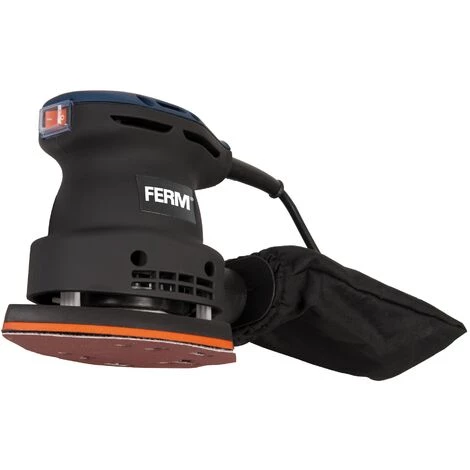 FERM Handschleifer 220W - Staubfangsack - Mit 5-Teilige Schleifpapier Satz (P80) Und 5-Teilige Schleifpapiersatz (P120) In Einem Robuster Aufbewahrungskoffer 1 FERM Handschleifer 220W - Staubfangsack - Mit 5-Teilige Schleifpapier Satz (P80) Und 5-Teilige Schleifpapiersatz (P120) In Einem Robuster Aufbewahrungskoffer